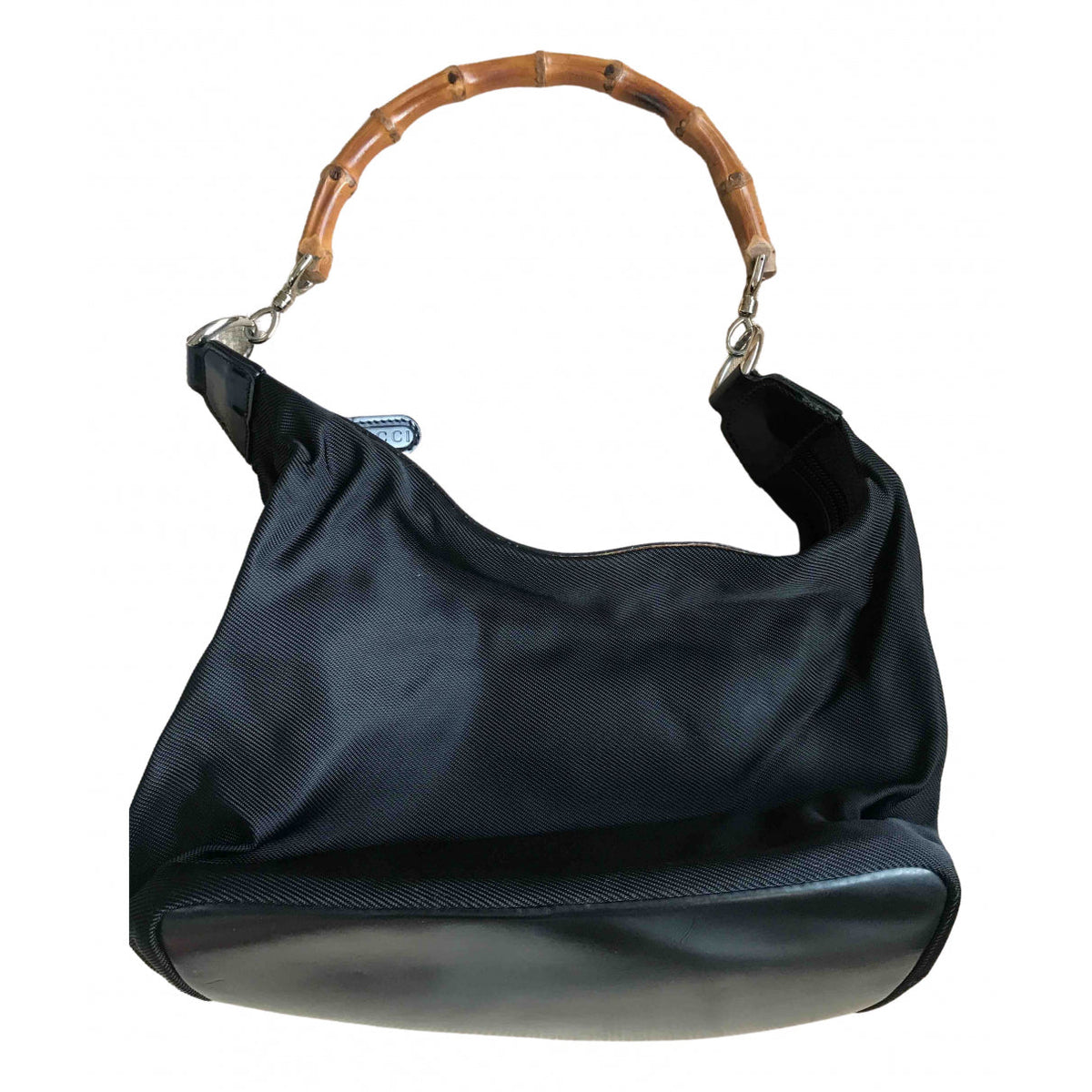 Gucci black cotton handbag