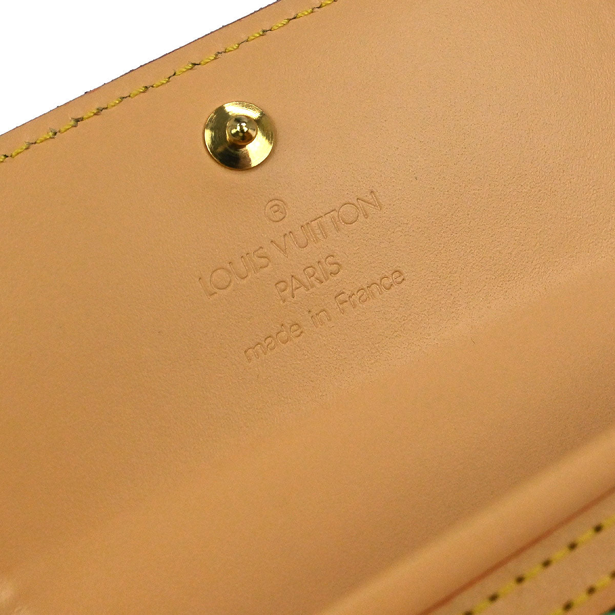 Louis Vuitton 2004 Black Multicolor Porte Monnaie Plat Wallet M92656