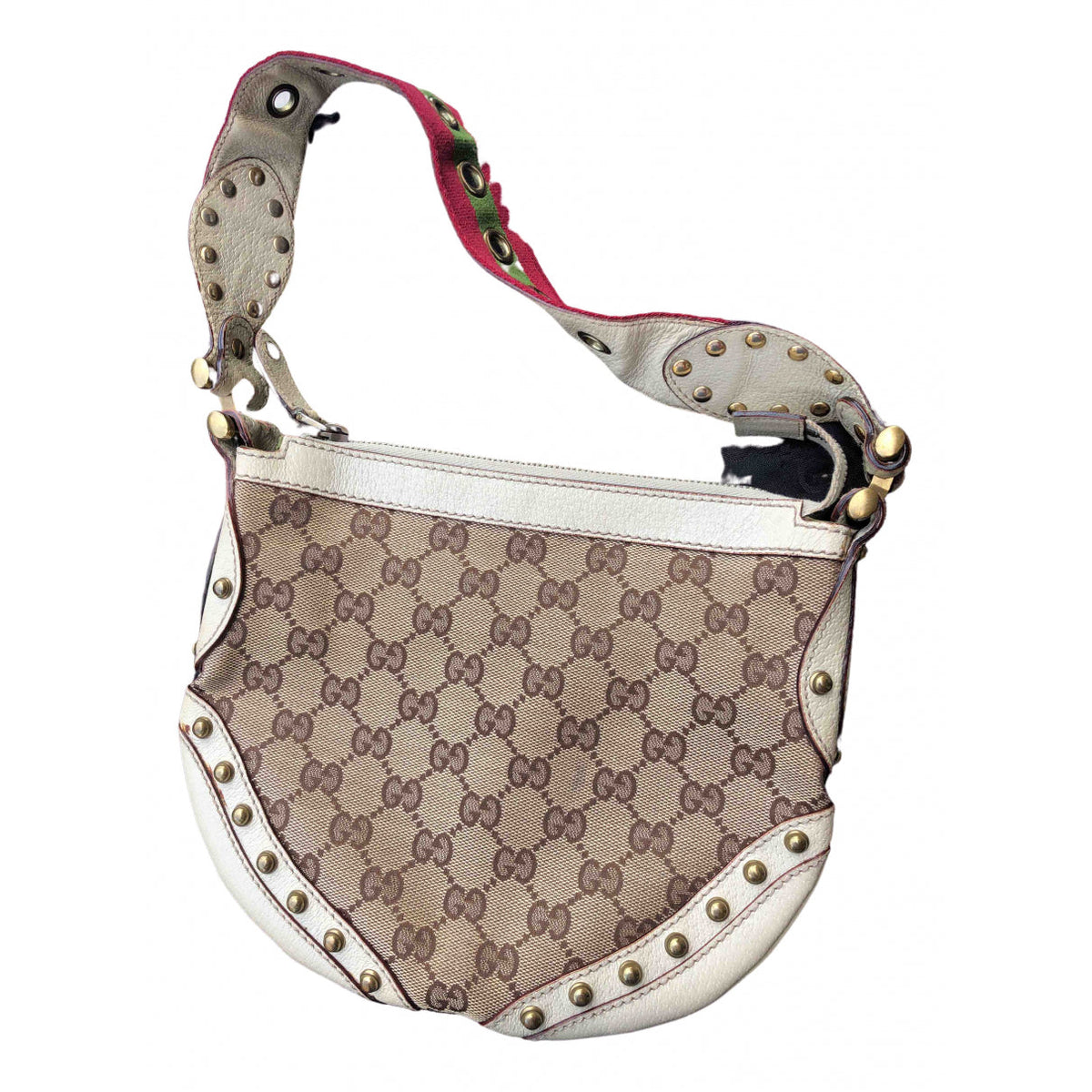 Gucci beige cloth handbag