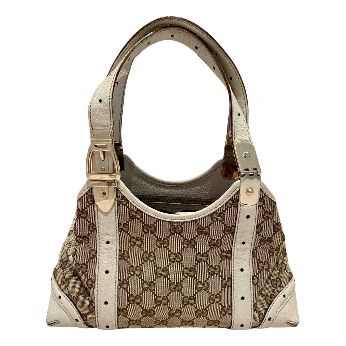 Gucci beige cloth handbag