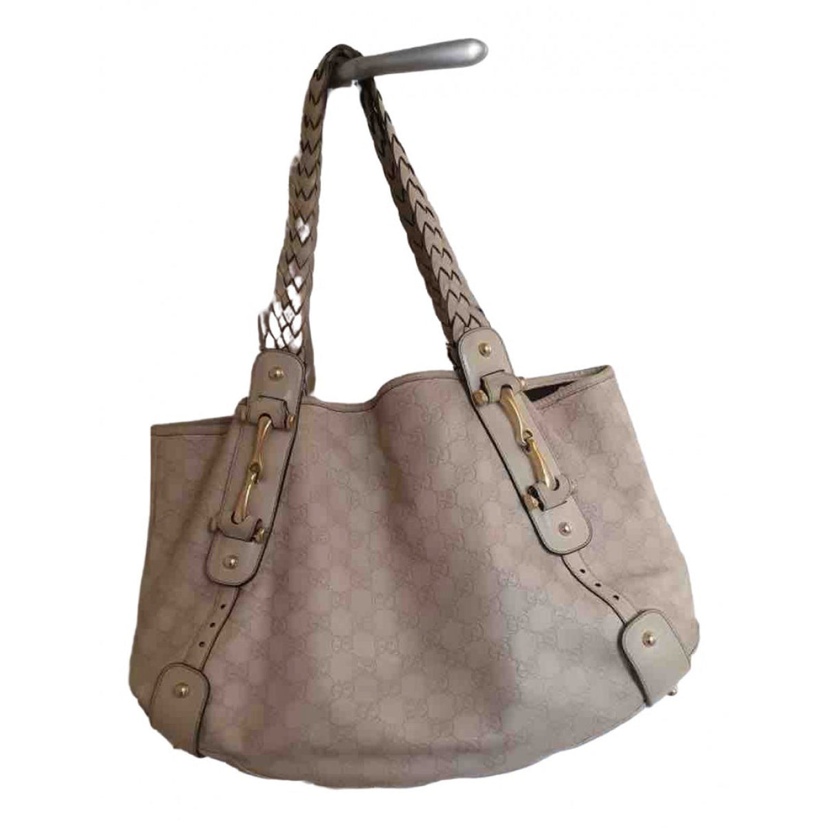Gucci beige cloth handbag