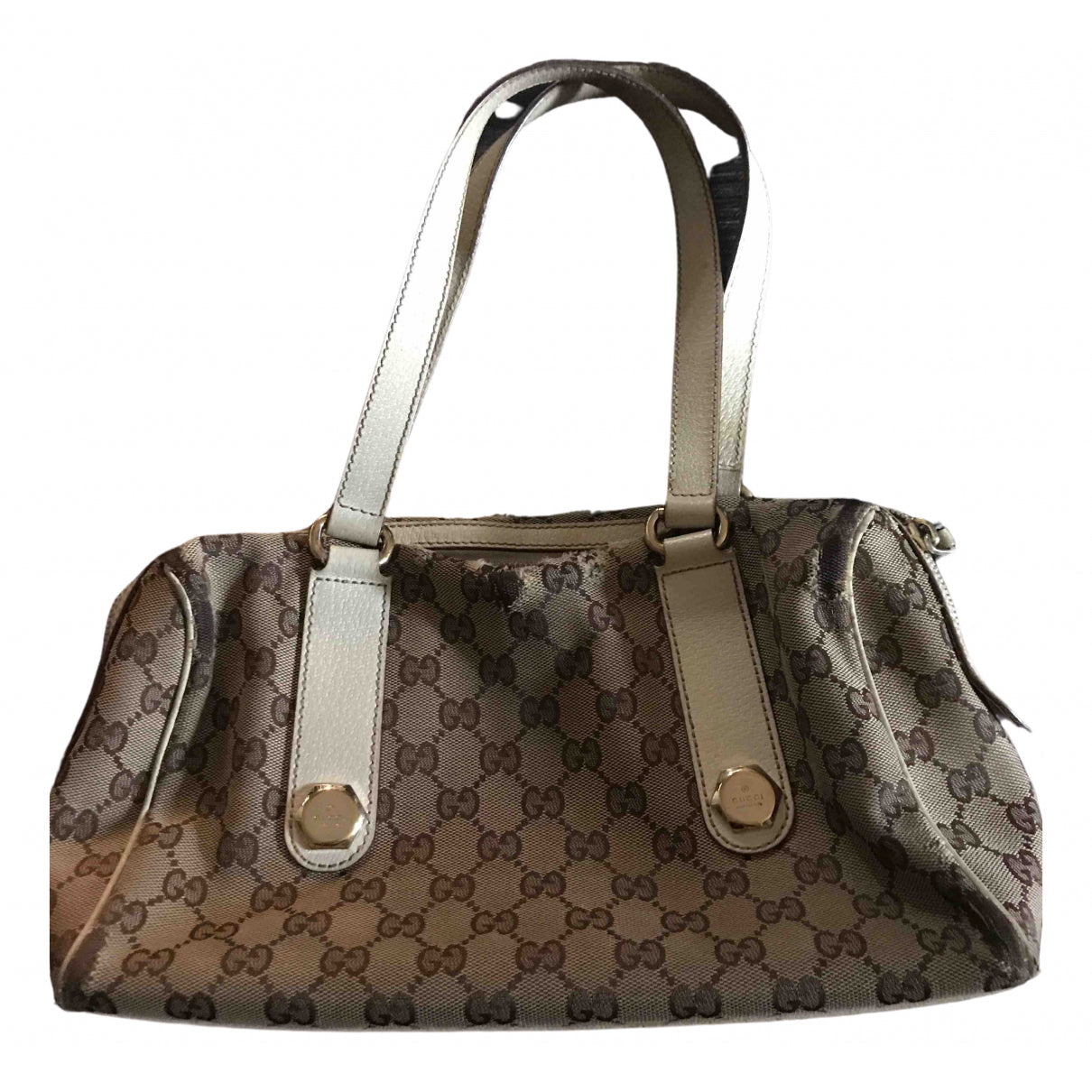 Gucci white cloth handbag