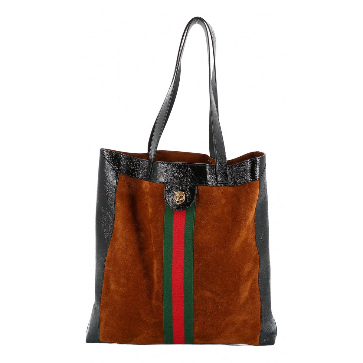 Gucci ophidia brown suede handbag