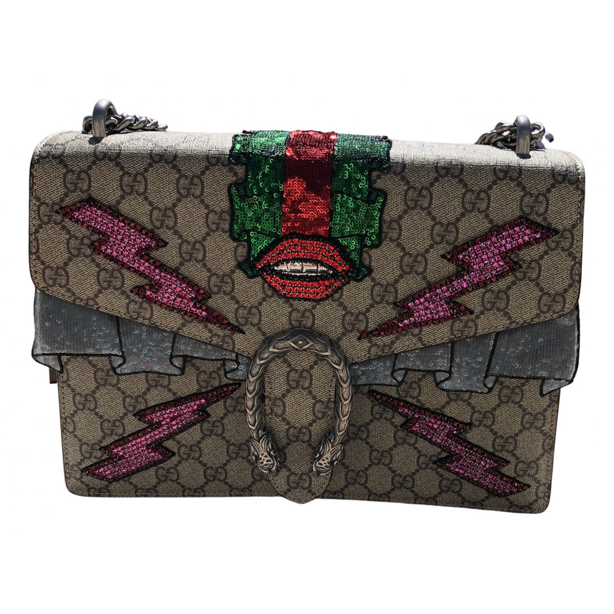 Gucci dionysus beige cloth handbag