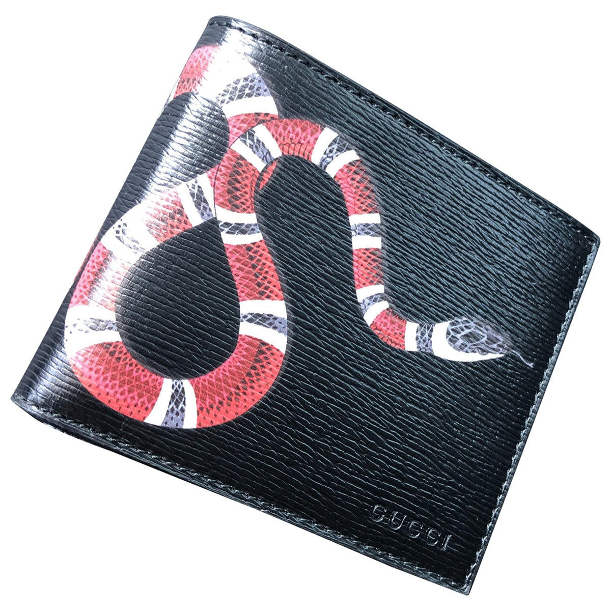 Gucci black leather case