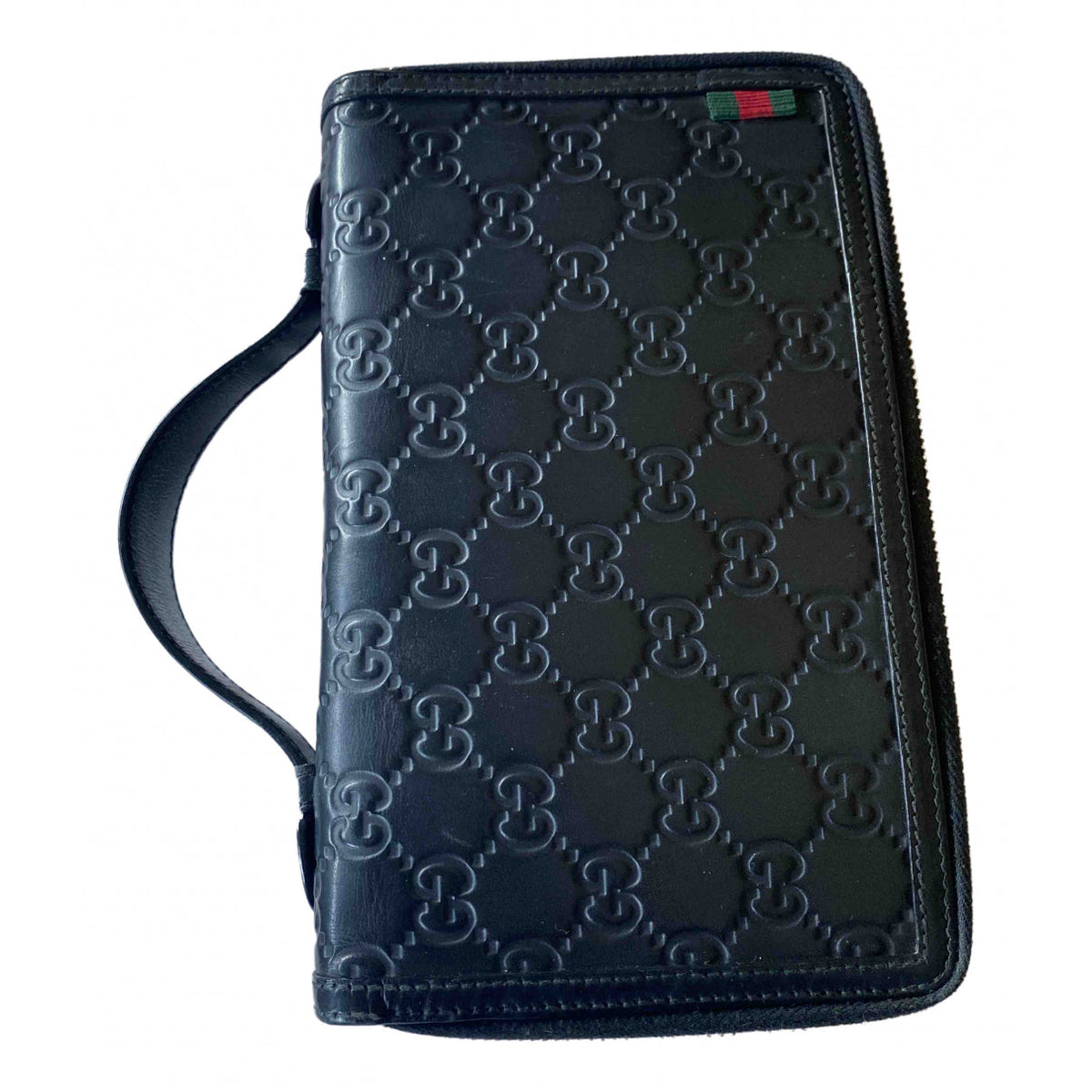 Gucci black leather case