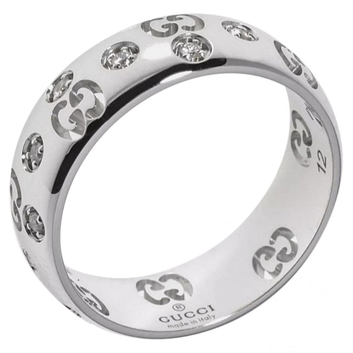 Gucci white white gold rings