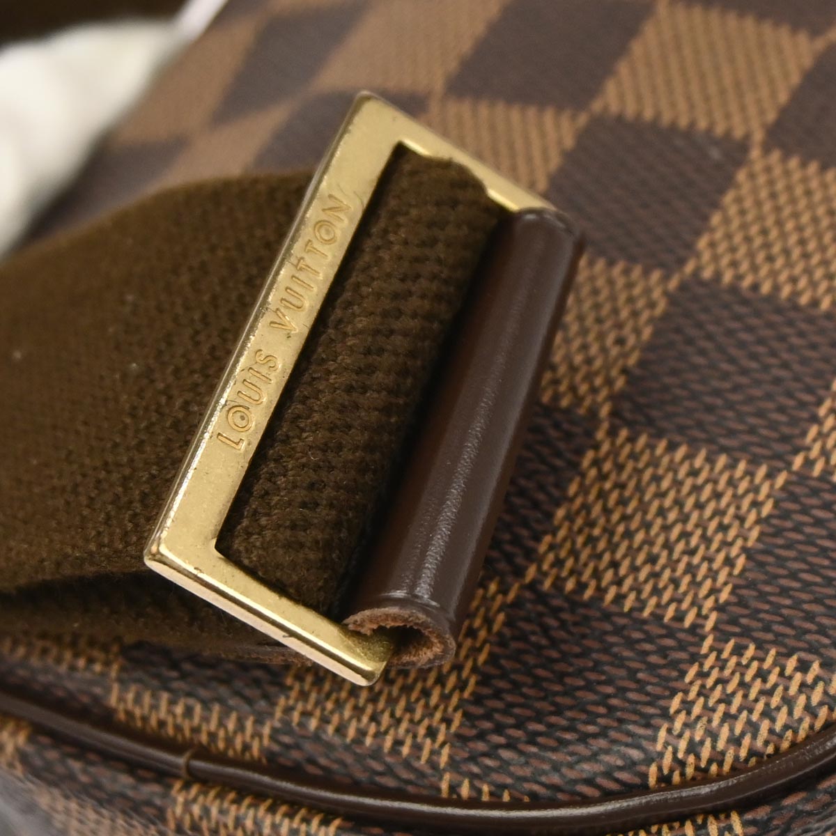 Louis Vuitton 2009 Damier Pochette Gange Body Bum Bag N48048