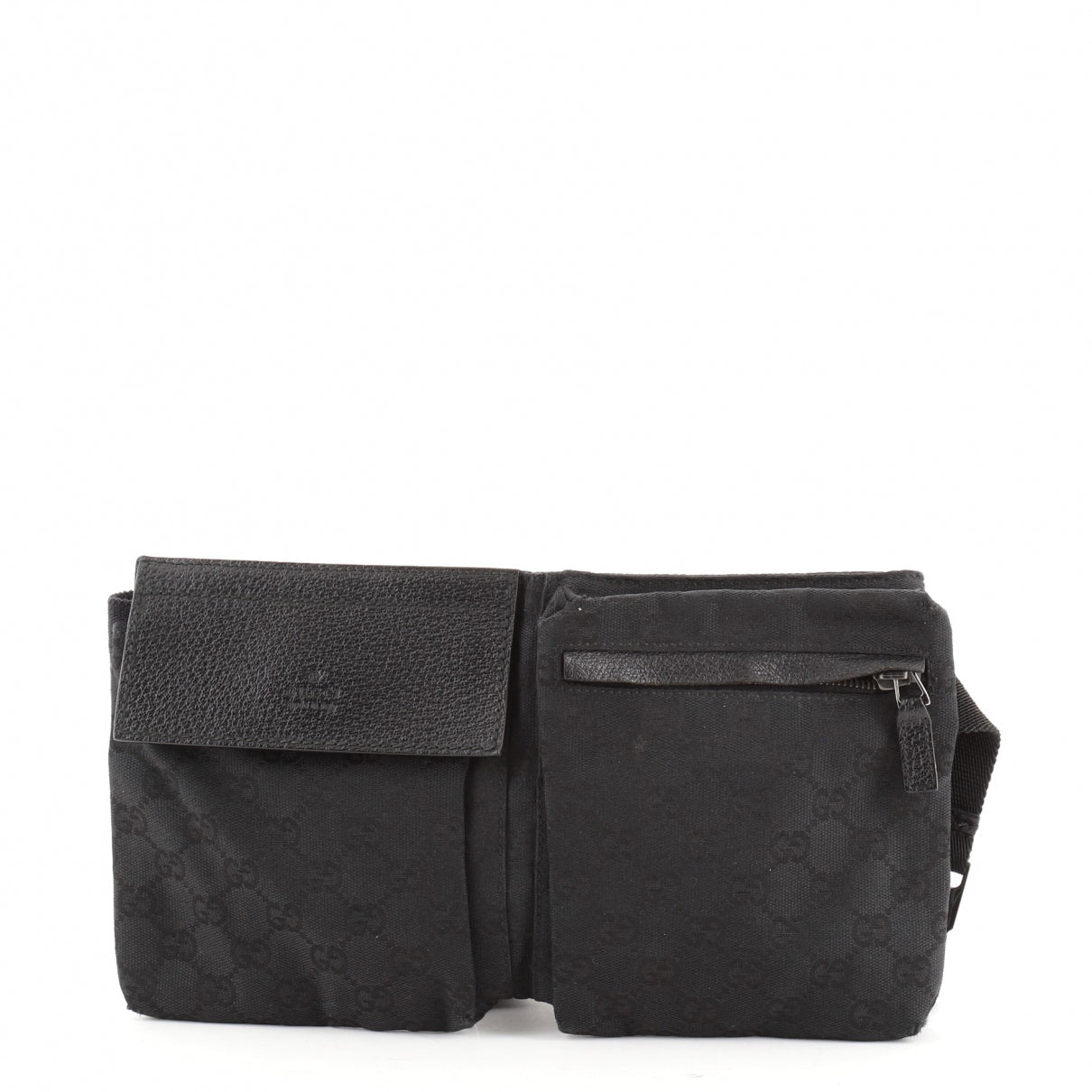 Gucci black leather handbag