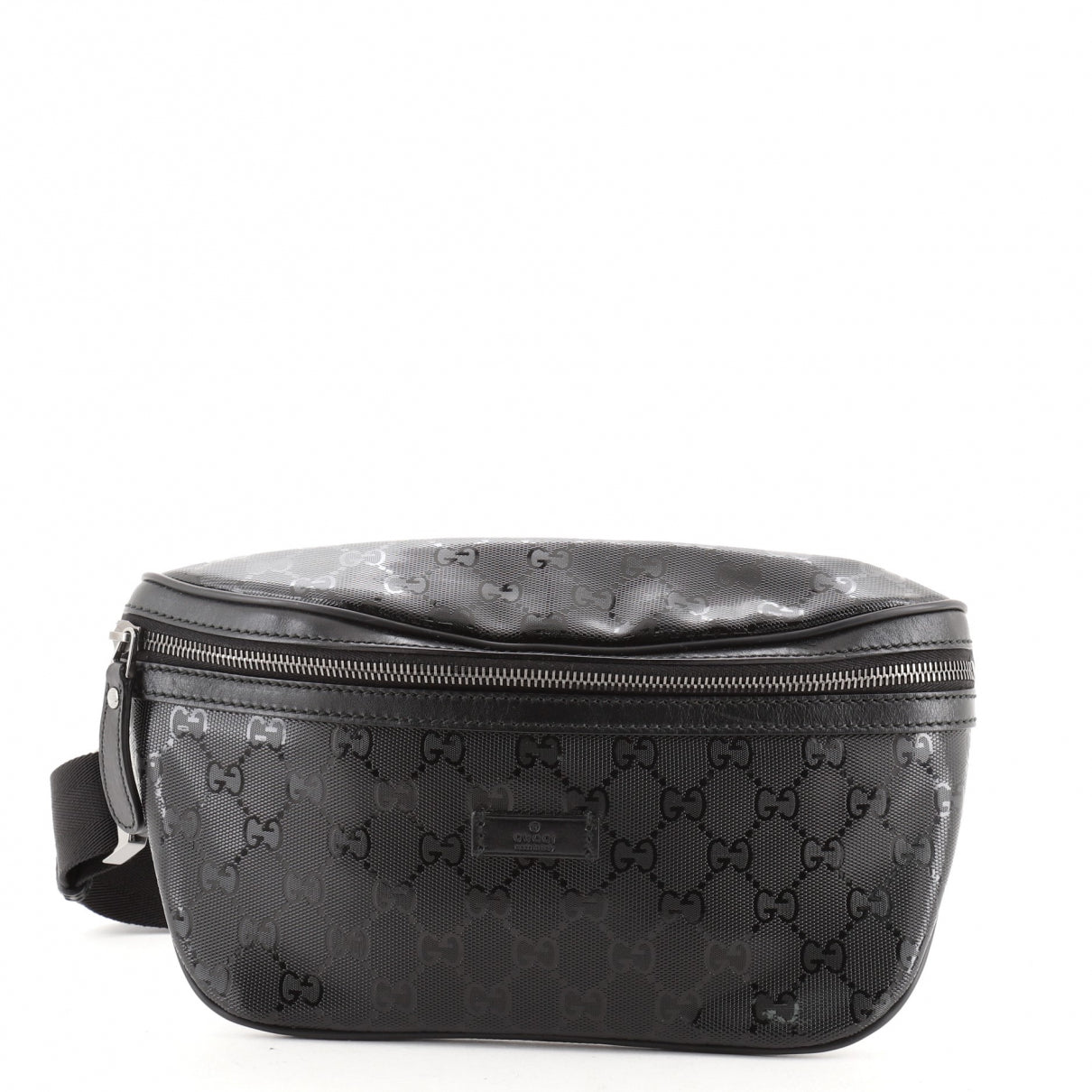 Gucci black leather handbag