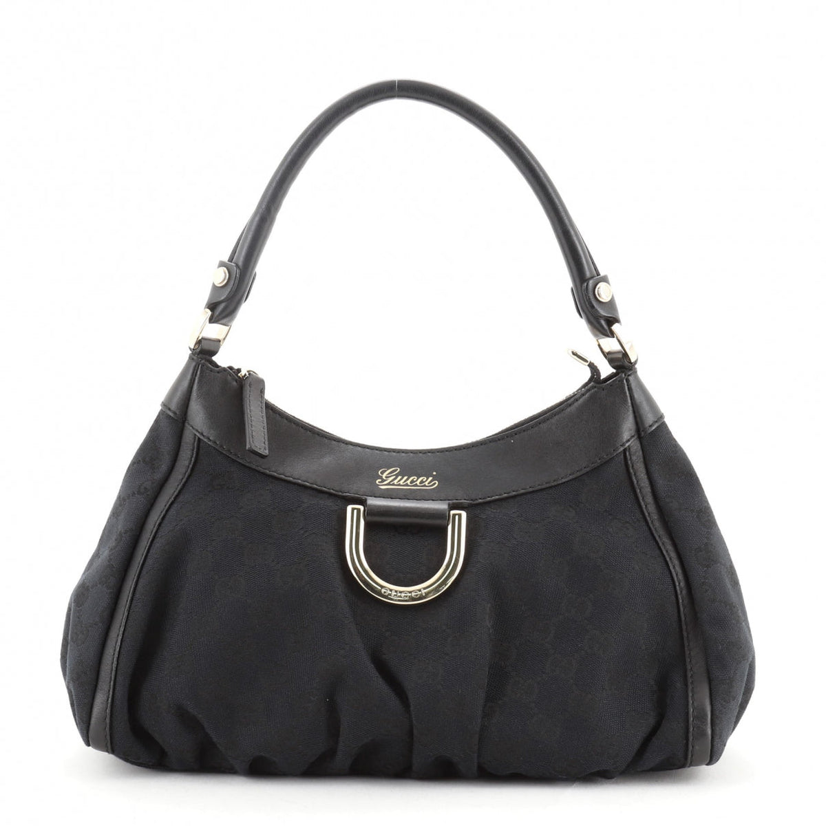 Gucci black leather handbag