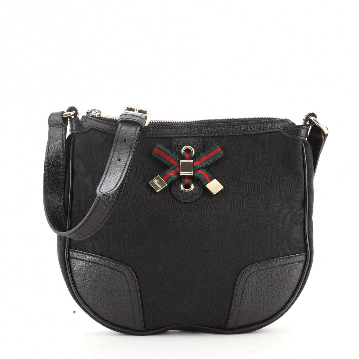 Gucci black leather handbag