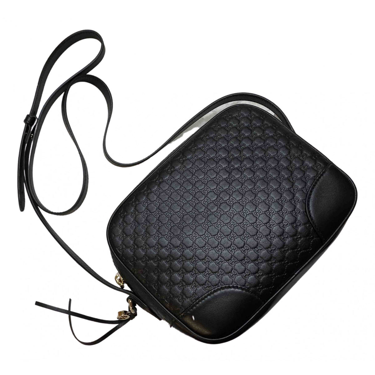 Gucci black leather handbag