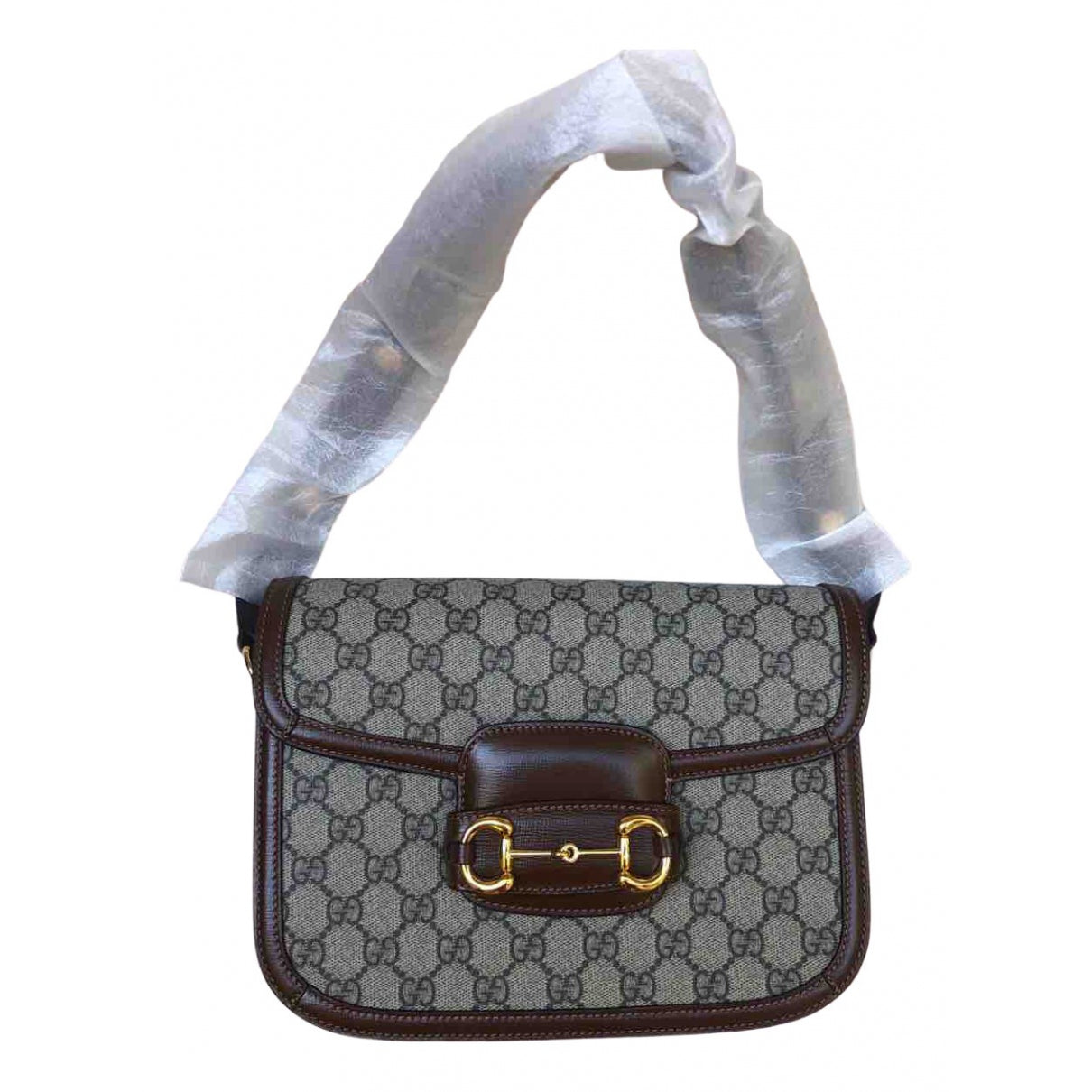 Gucci 1955 brown cloth handbag