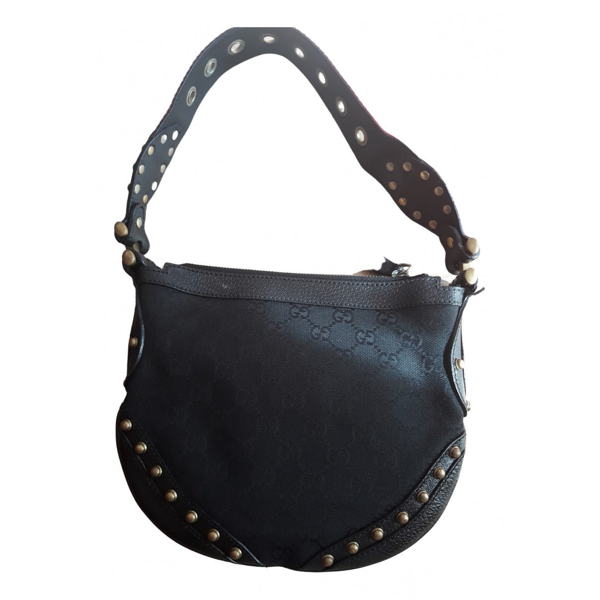 Gucci black cloth handbag