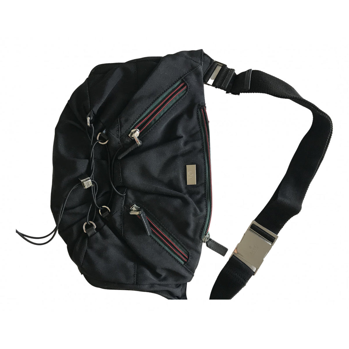 Gucci black cloth handbag