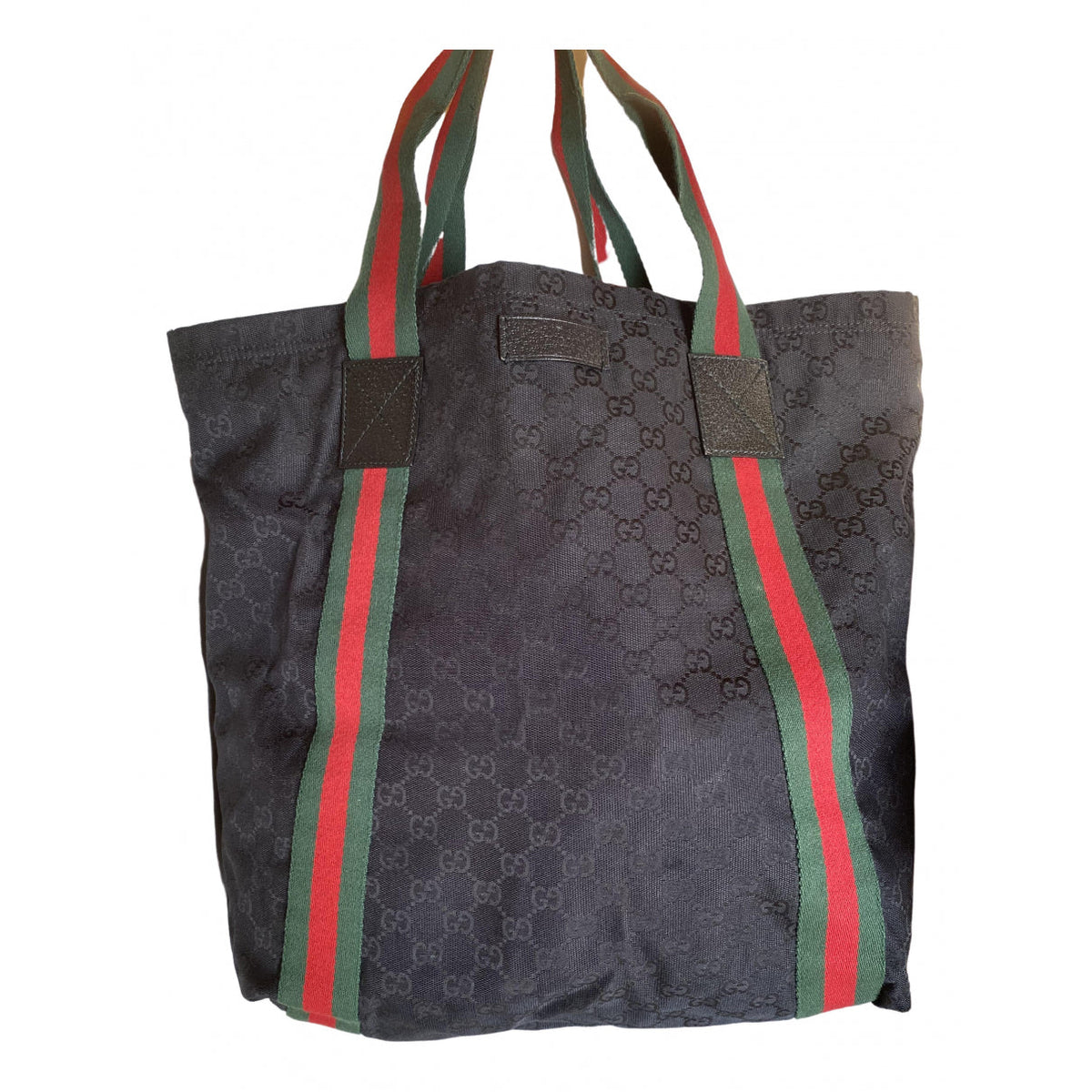 Gucci black cloth handbag