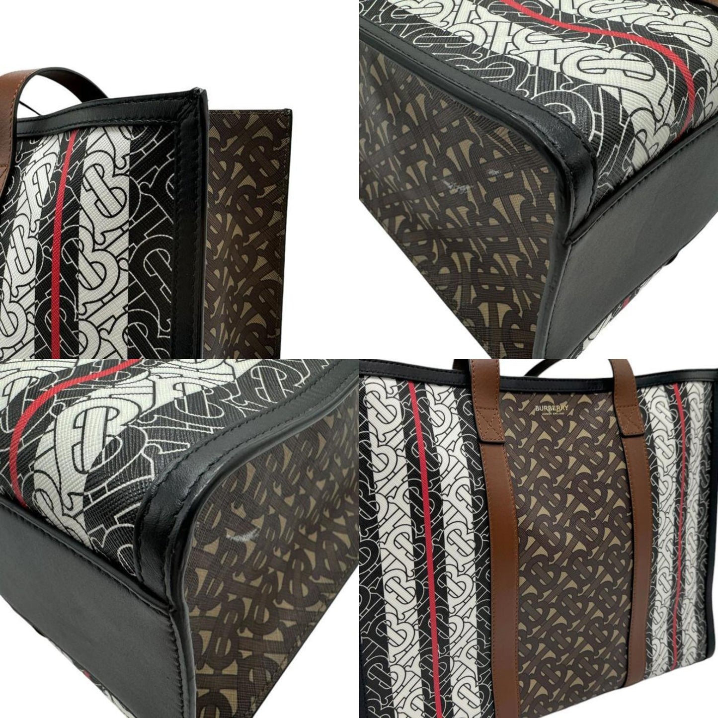 BURBERRY Stripe Tote
