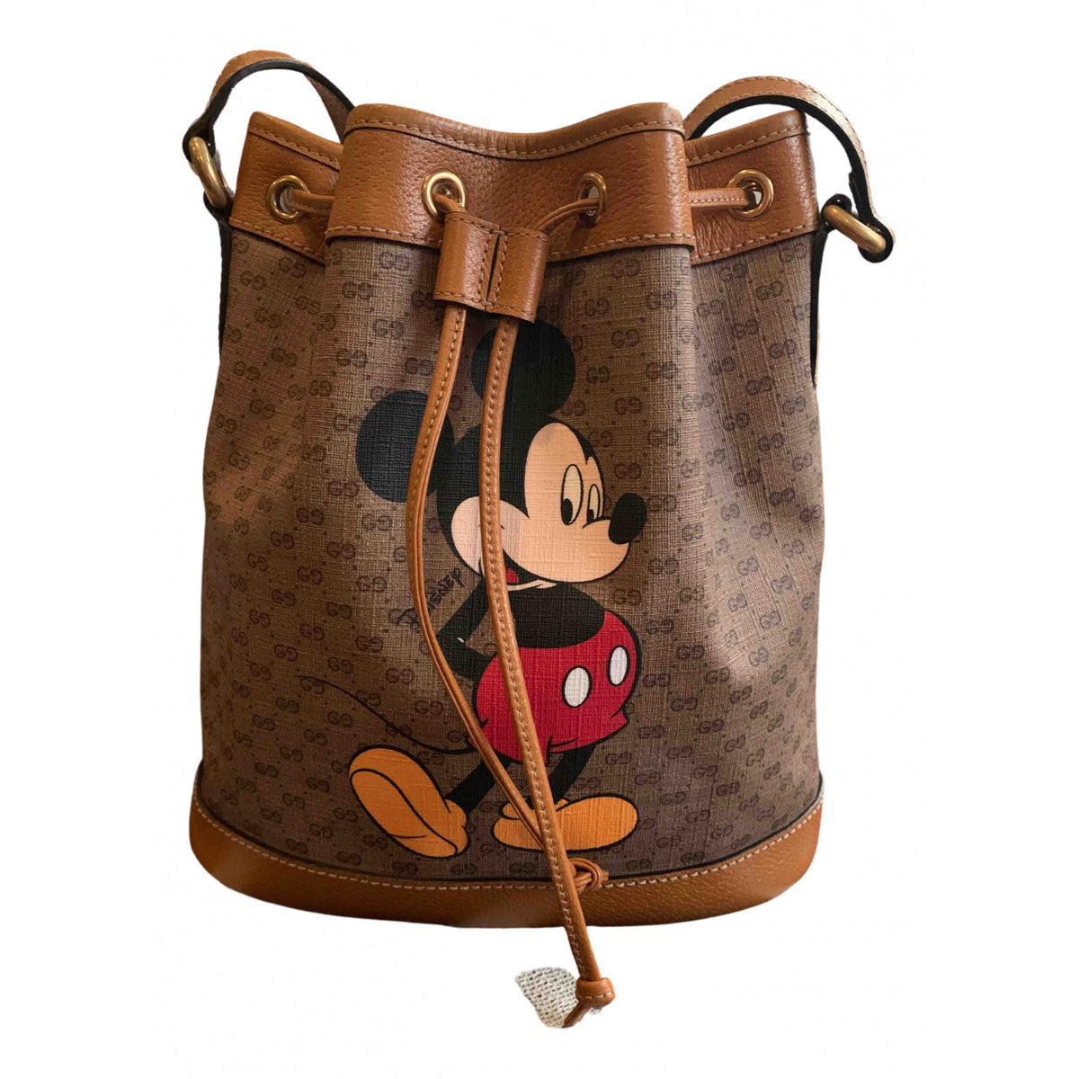 Gucci beige cloth handbag