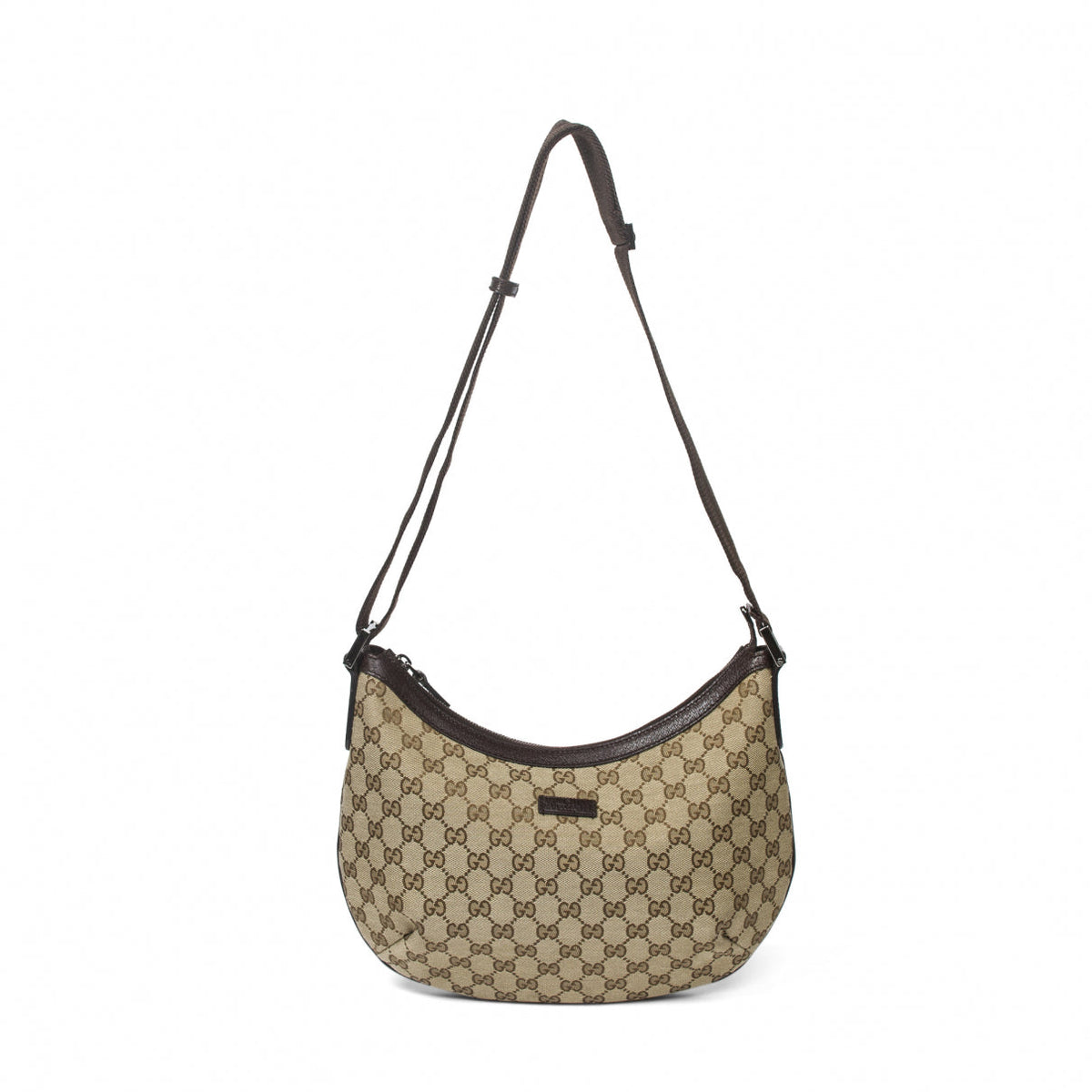 Gucci brown cotton handbag