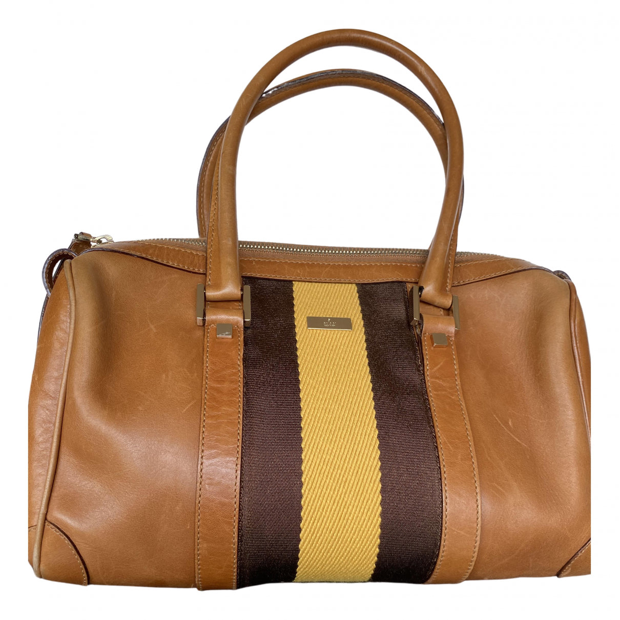 Gucci brown leather handbag
