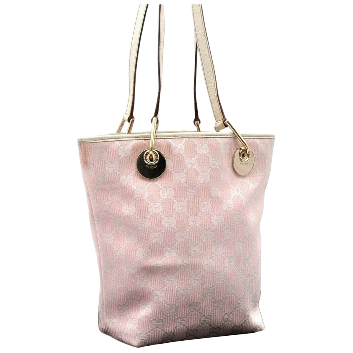 Gucci pink cloth handbag