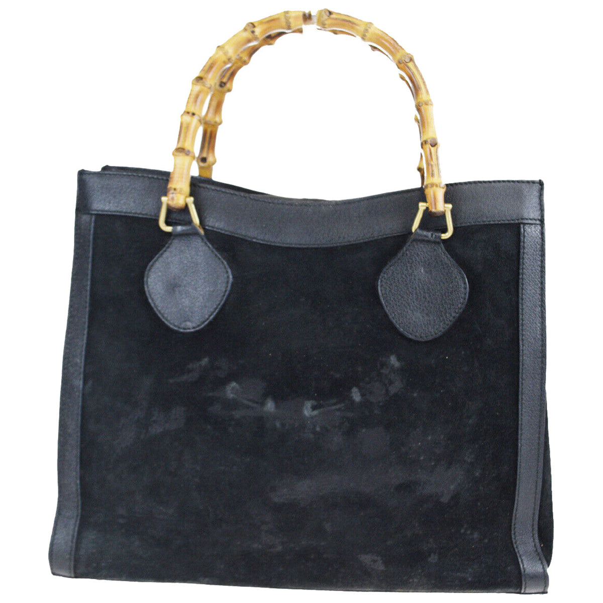 Gucci black leather handbag