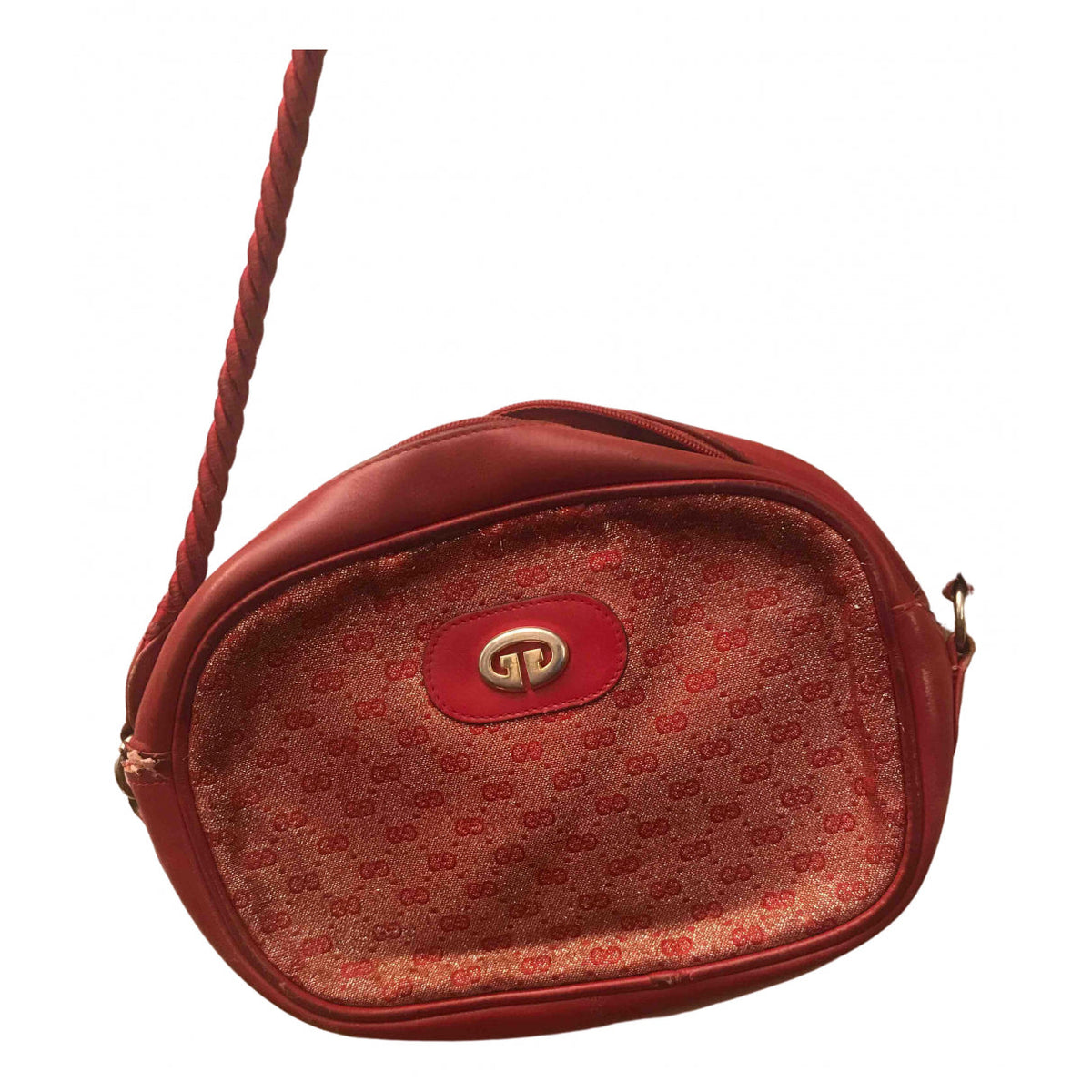 Gucci red cloth handbag