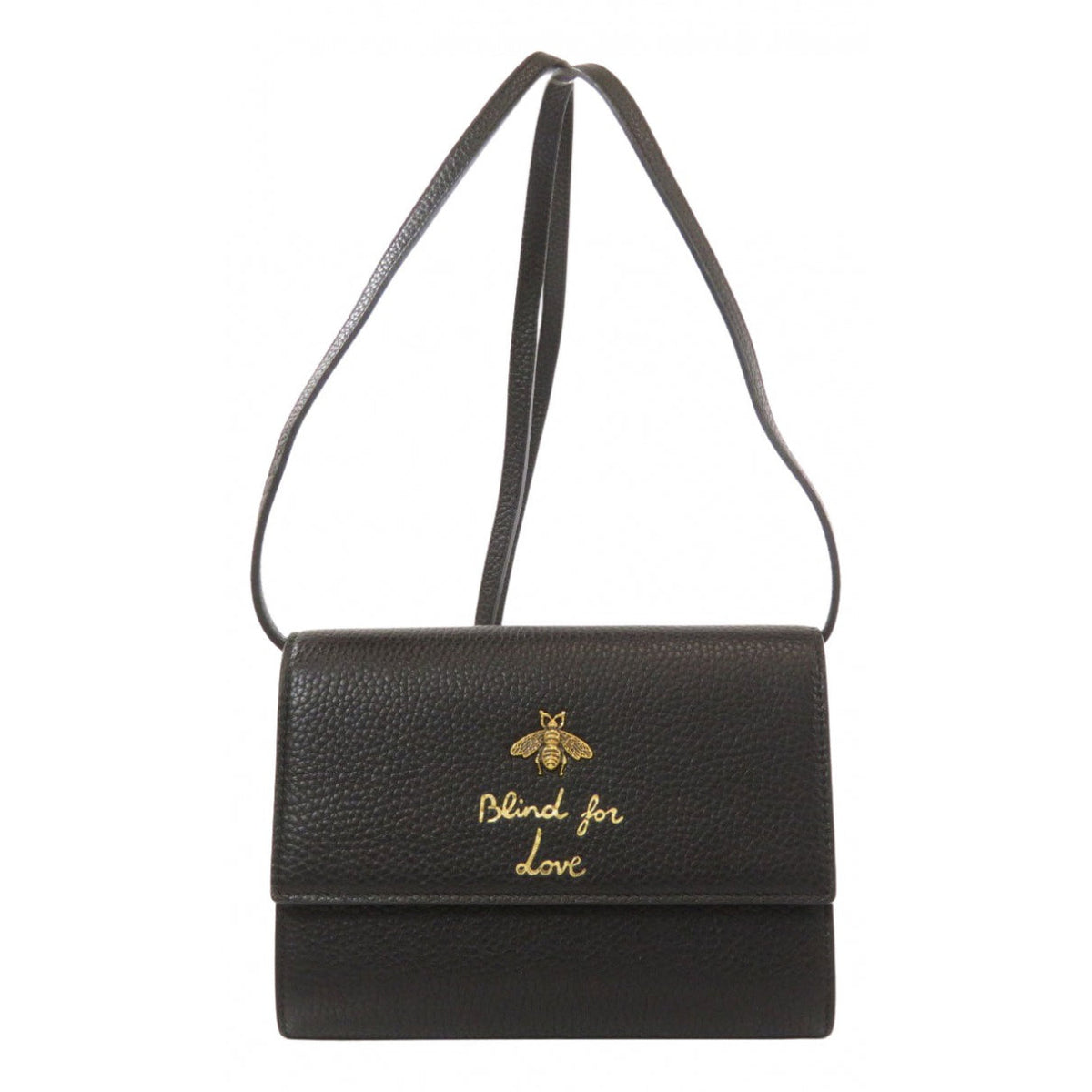Gucci animalier black leather handbag