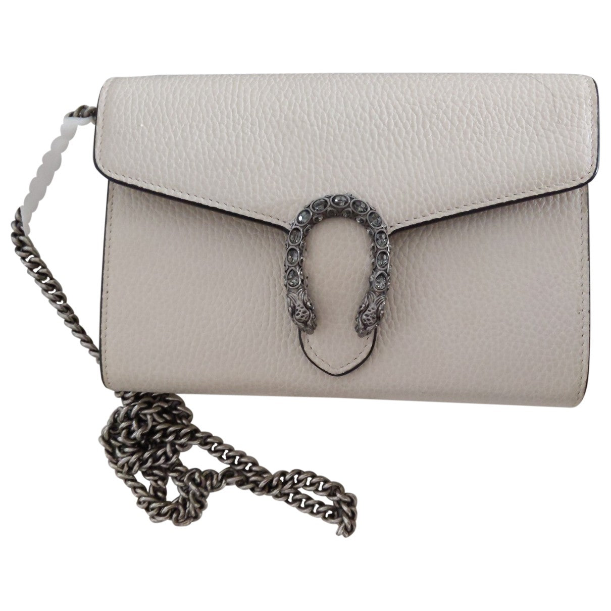 Gucci dionysus ecru leather handbag