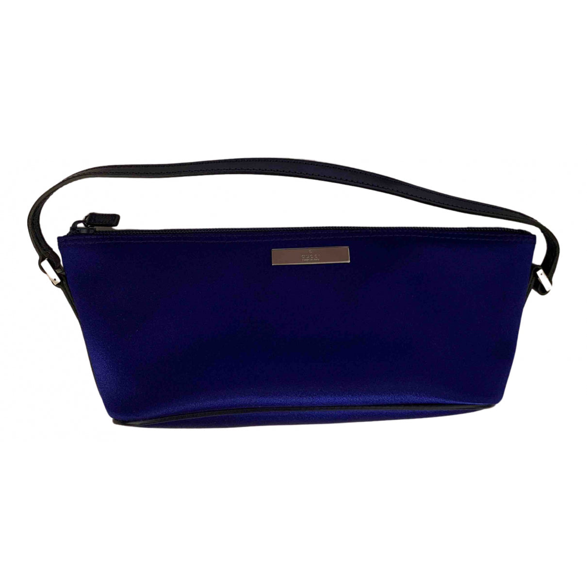 Gucci blue cloth clutch bag