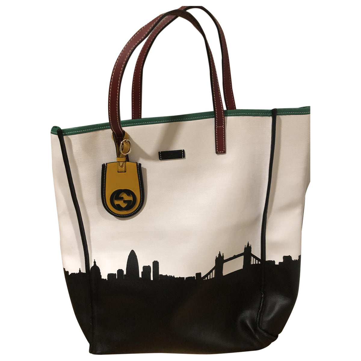 Gucci multicolour leather handbag