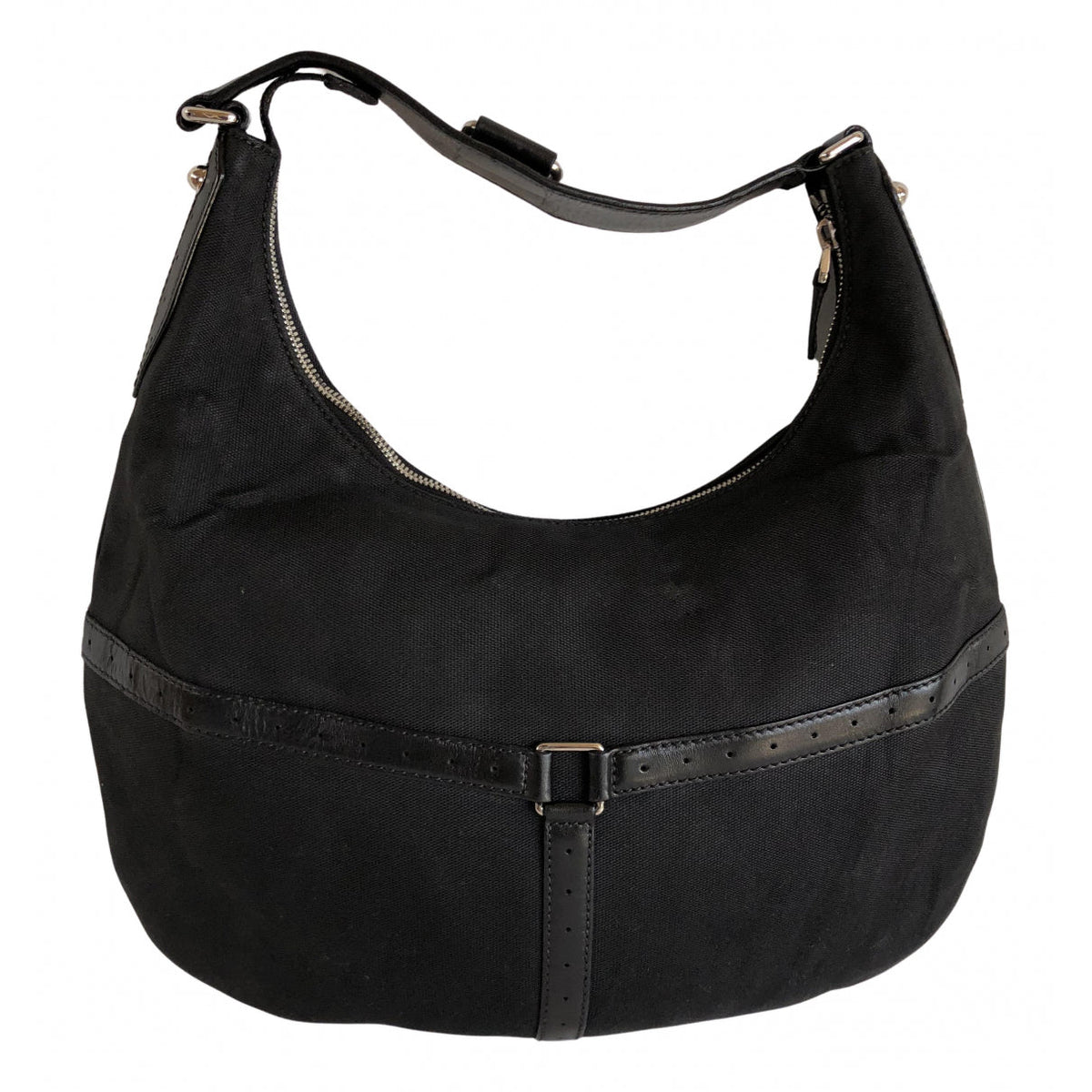 Gucci black synthetic handbag