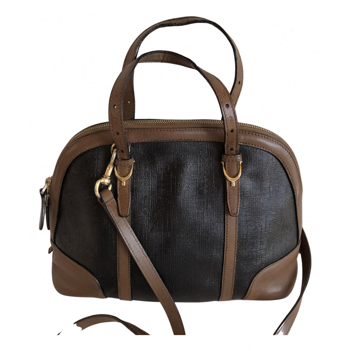 Gucci black cloth handbag