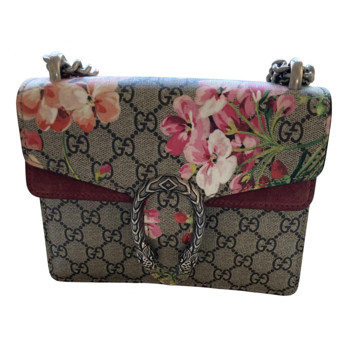 Gucci dionysus beige cloth handbag
