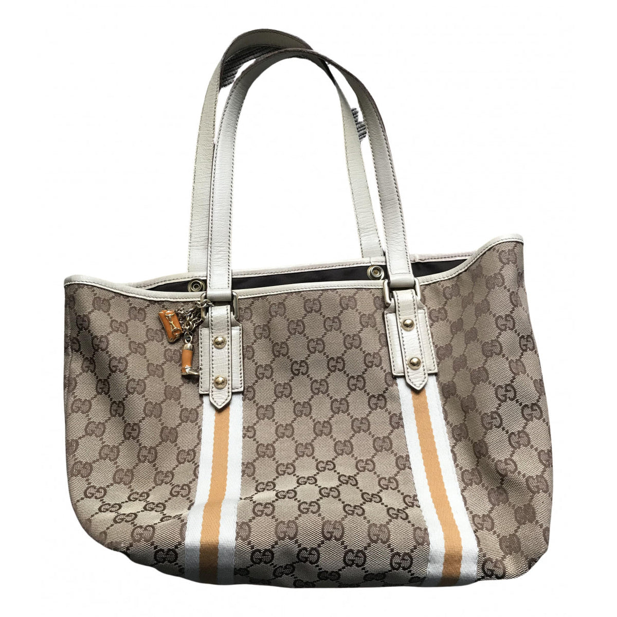 Gucci beige cloth handbag