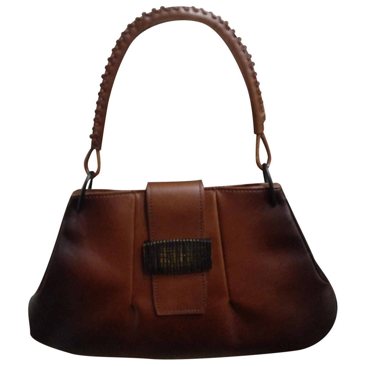 Gucci brown leather handbag