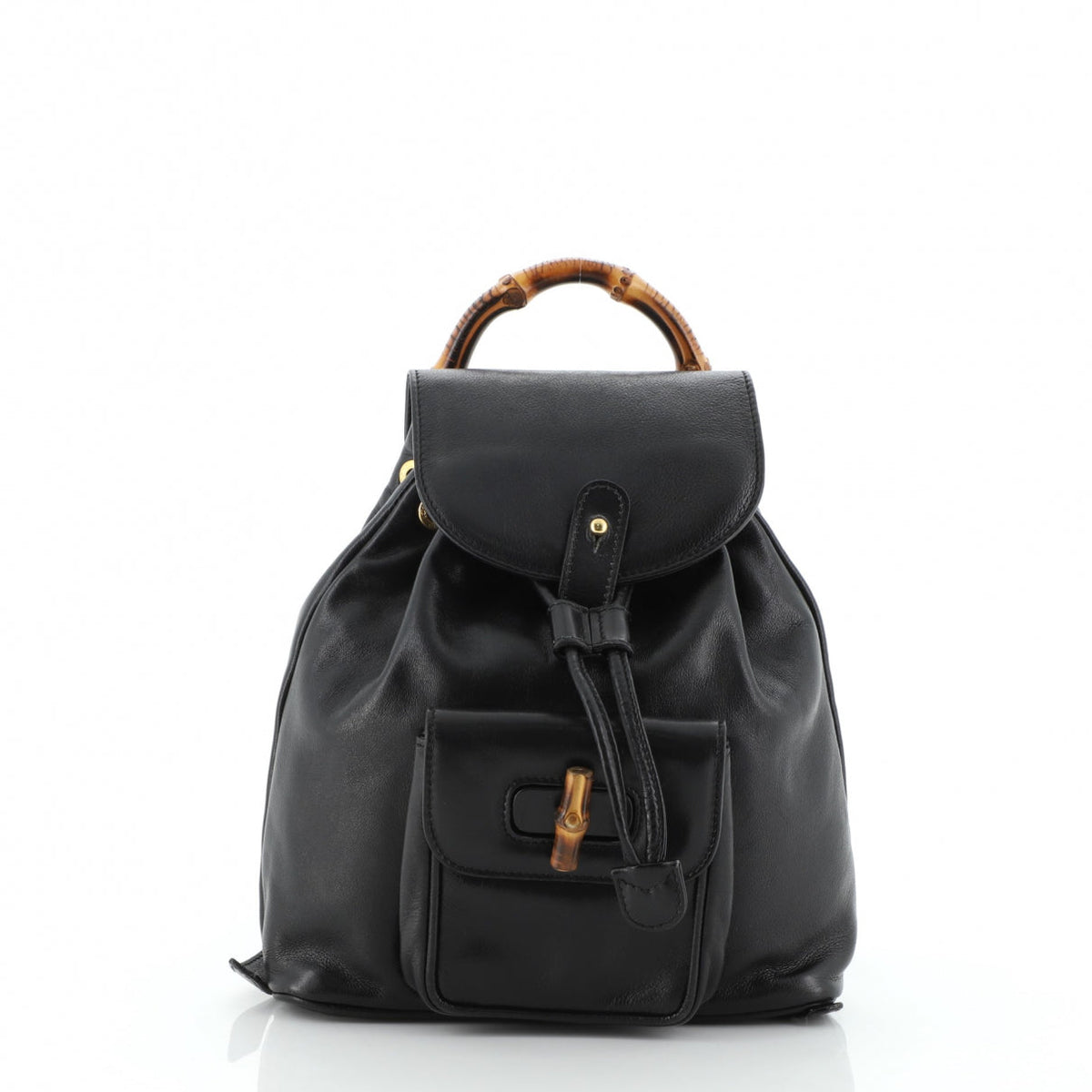 Gucci black leather handbag