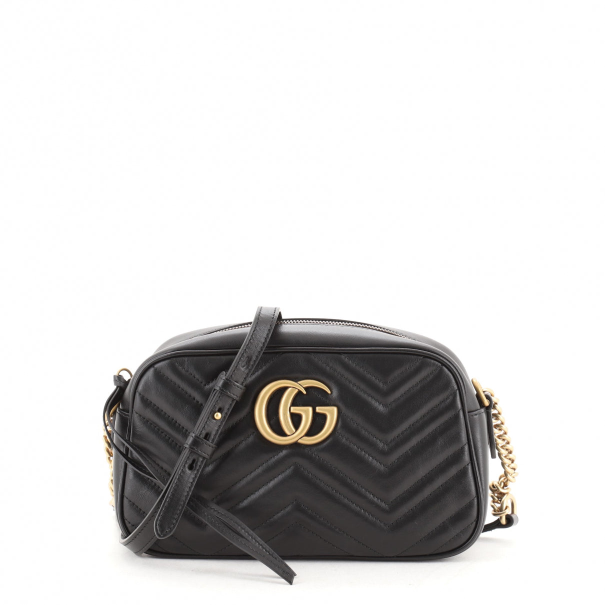 Gucci black leather handbag