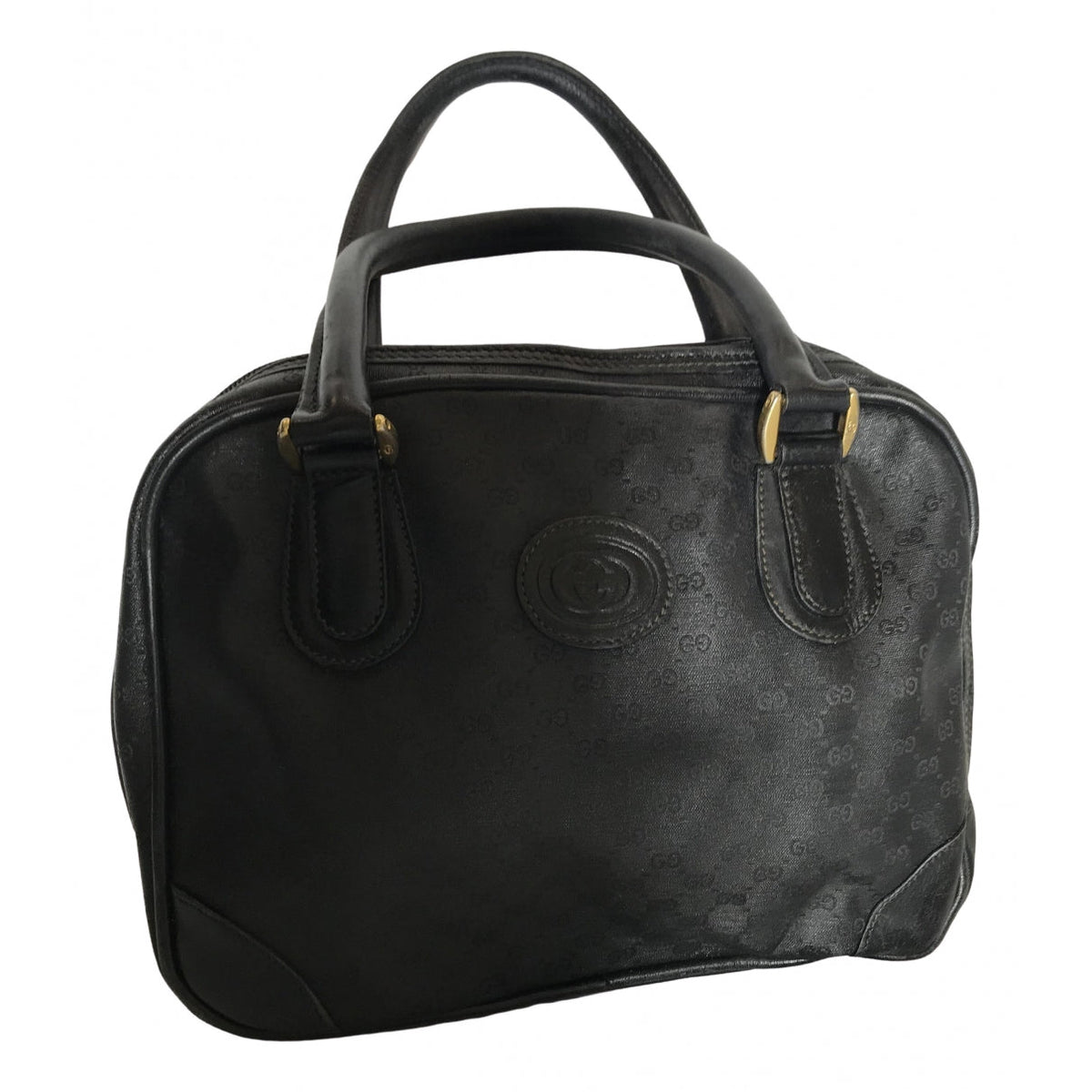 Gucci black cloth handbag