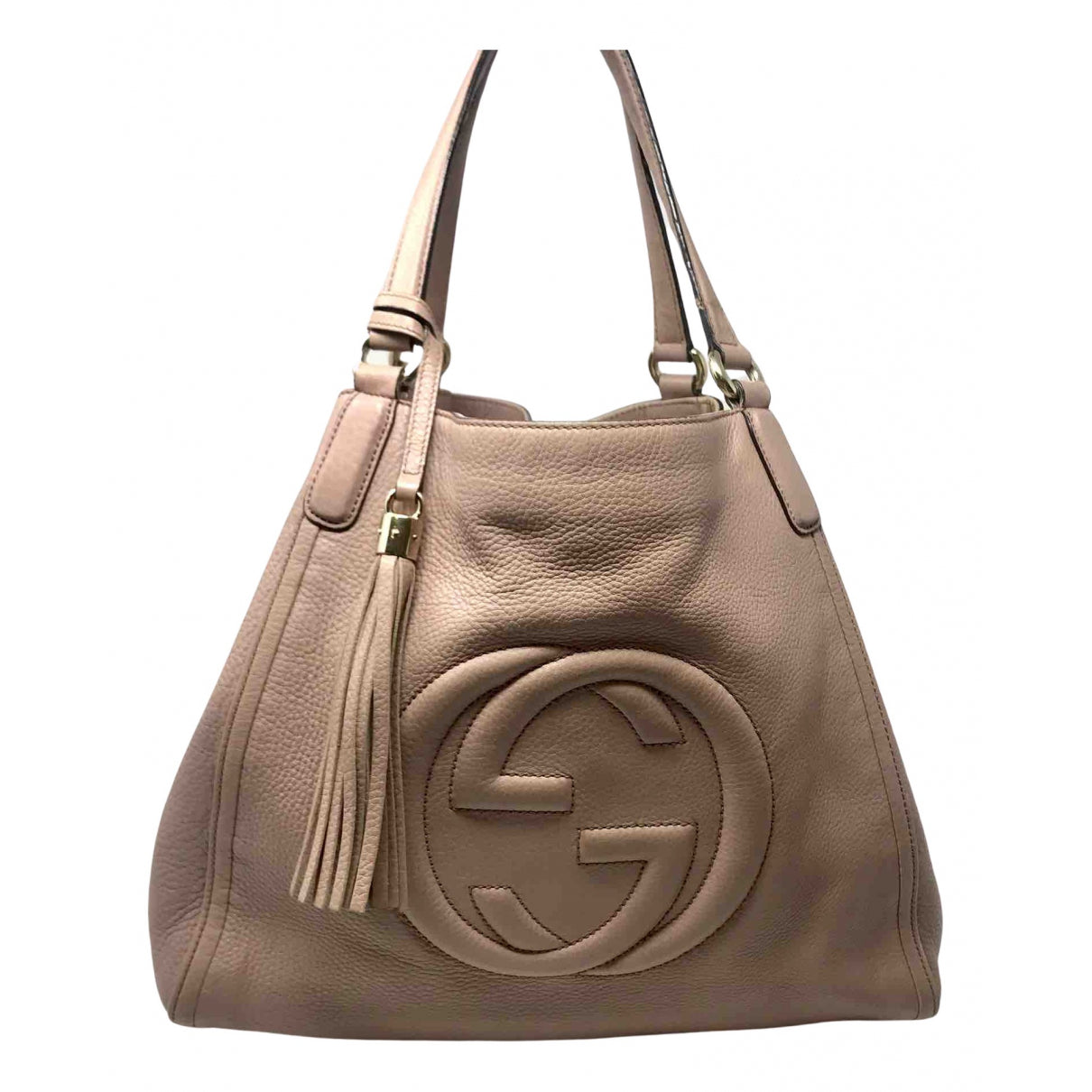 Gucci soho pink leather handbag