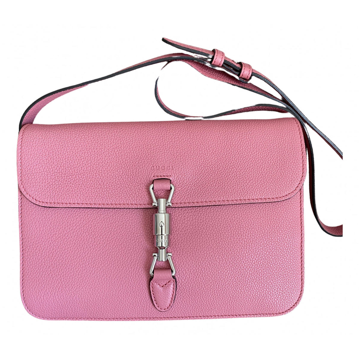 Gucci jackie pink leather handbag