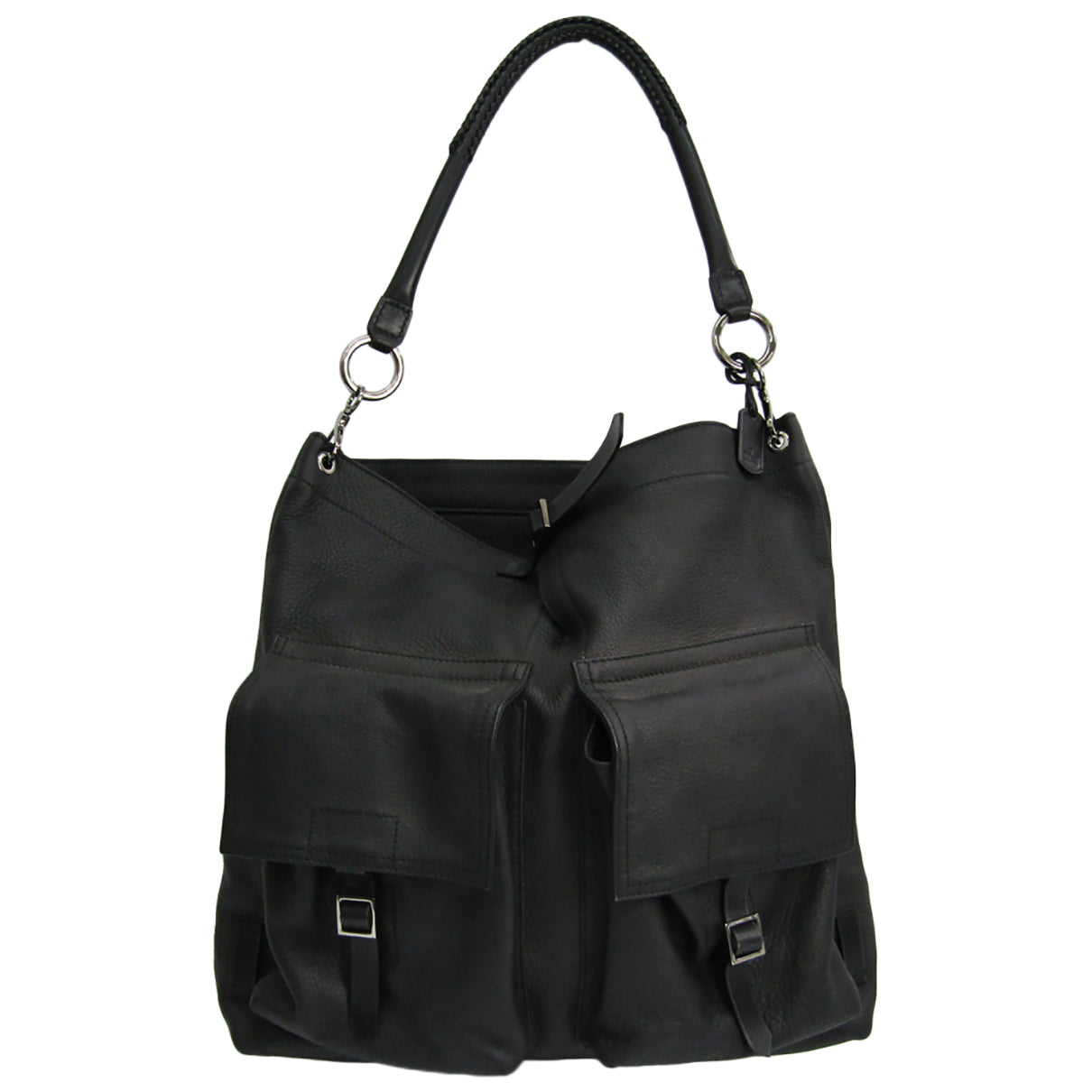 Gucci black leather handbag