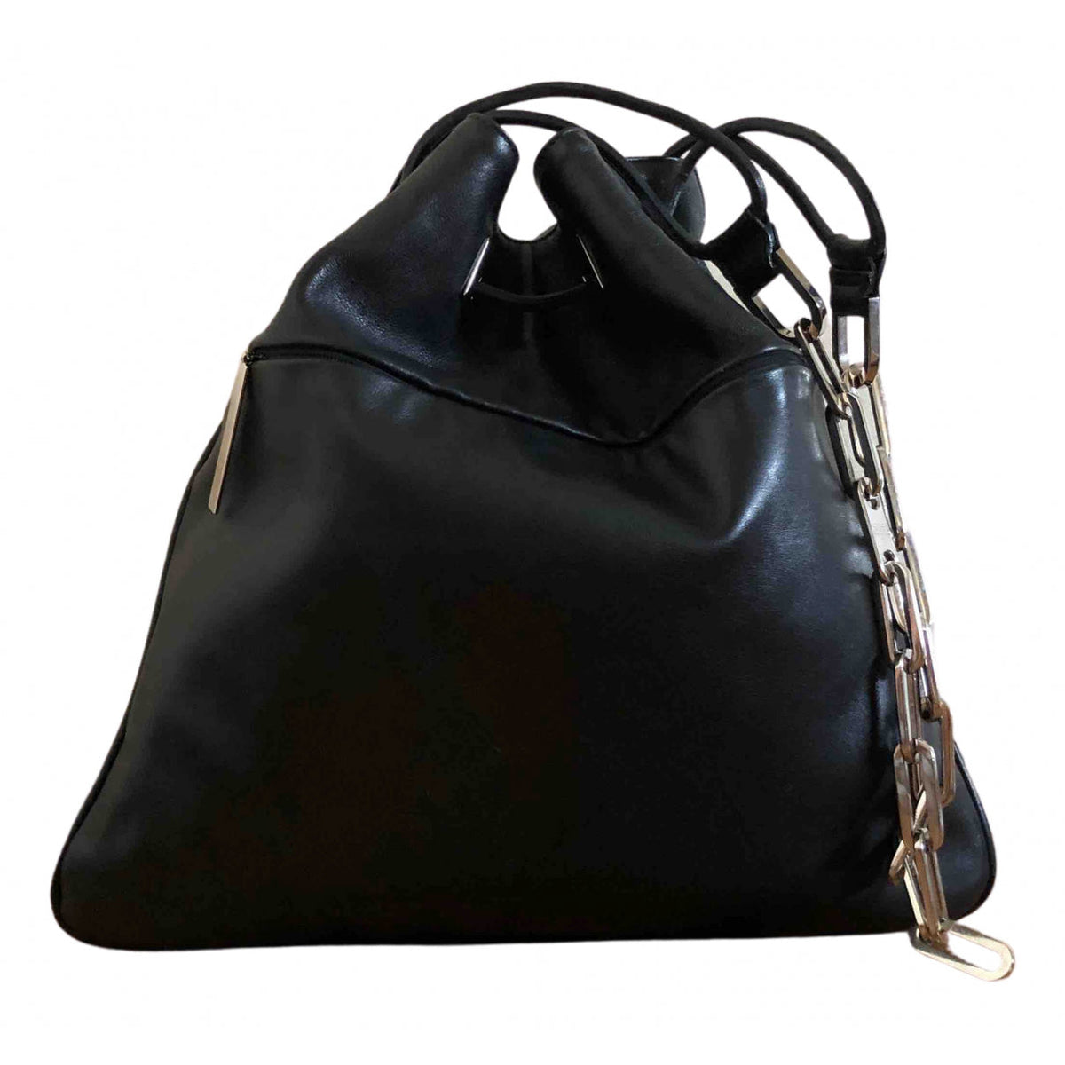 Gucci black leather handbag