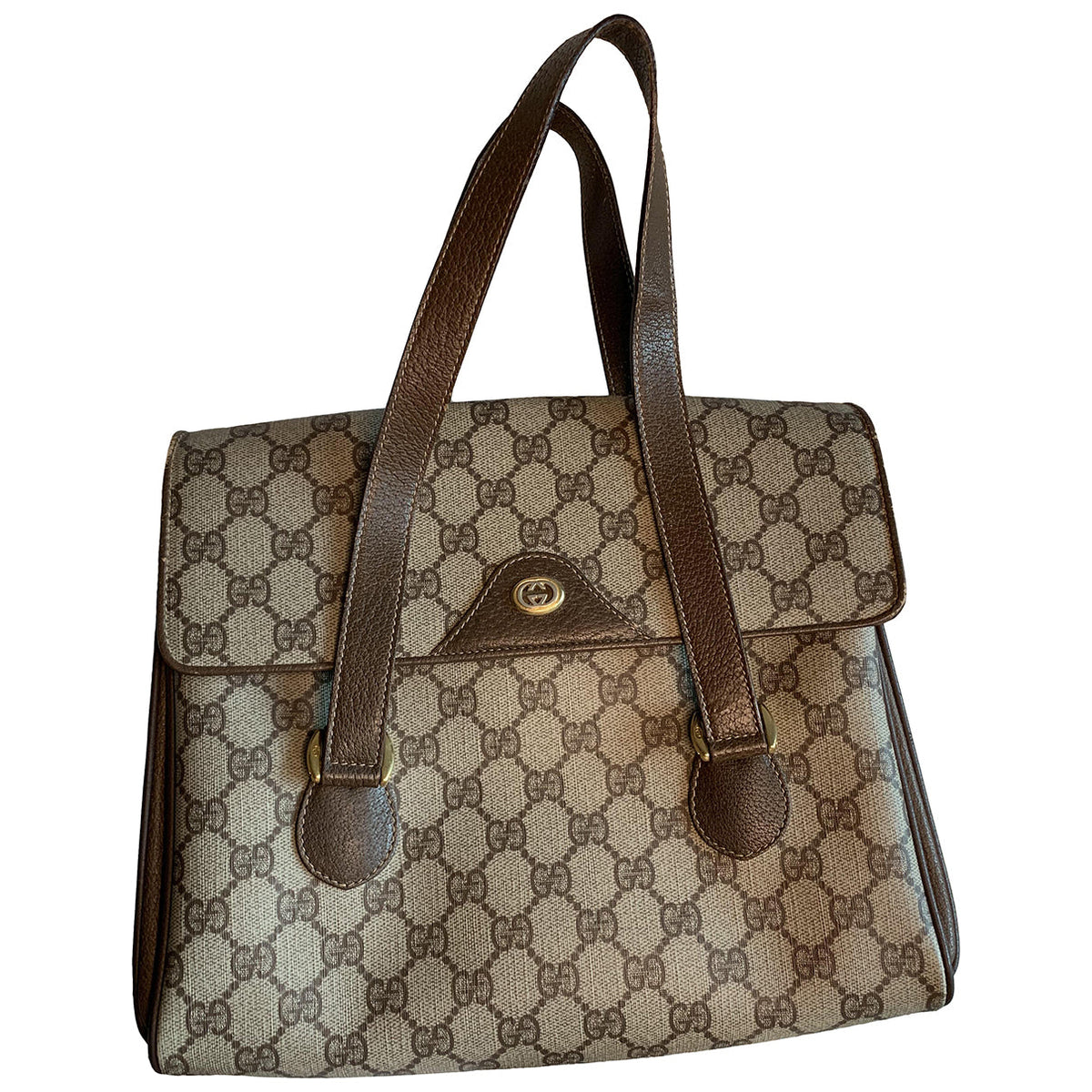 Gucci beige cloth handbag