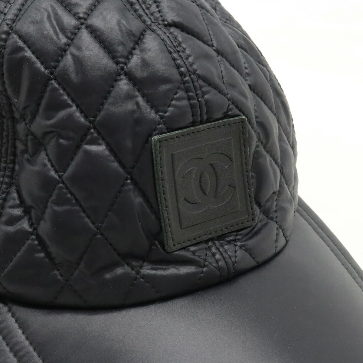 Chanel Nylon Coco Mark Sports Line Quilted Cap