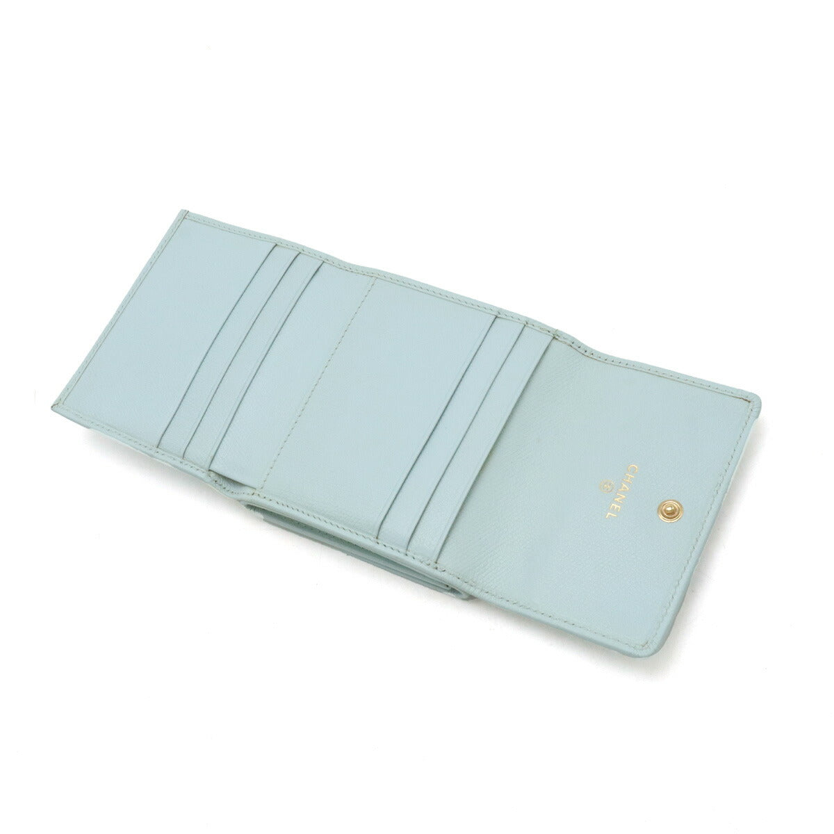 Chanel Coco Button Leather Wallet