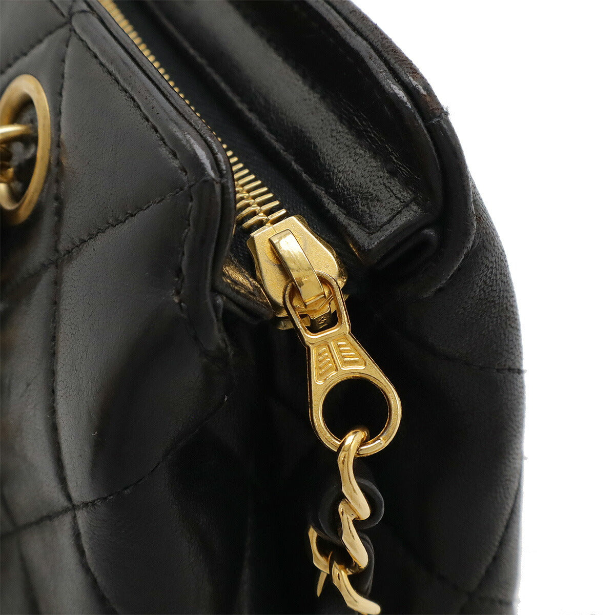 Chanel Lambskin CHAIN TOTE 2way Tote Bag