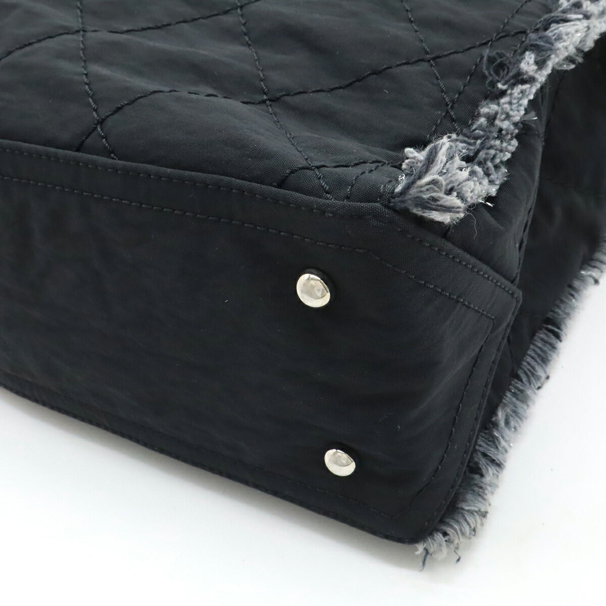 Chanel Matelasse Nylon Canvas Shoulder Bag