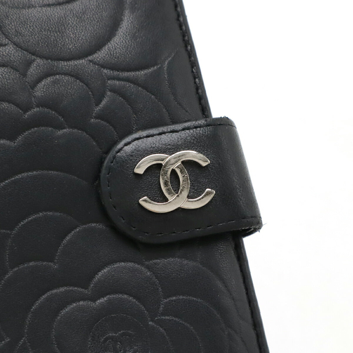 Chanel Camellia Lambskin Wallet